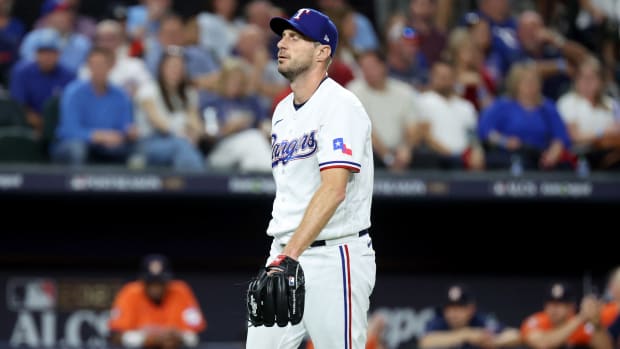 Max Scherzer in Game 3 of the ALCS.